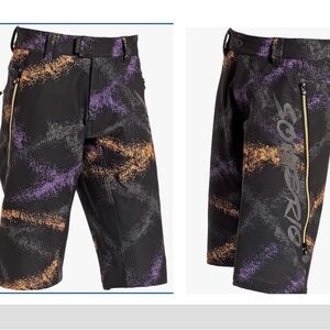 ***SOMBRIO   N’Fluence Black Galaxy Men's Free ride Cycling Shorts .